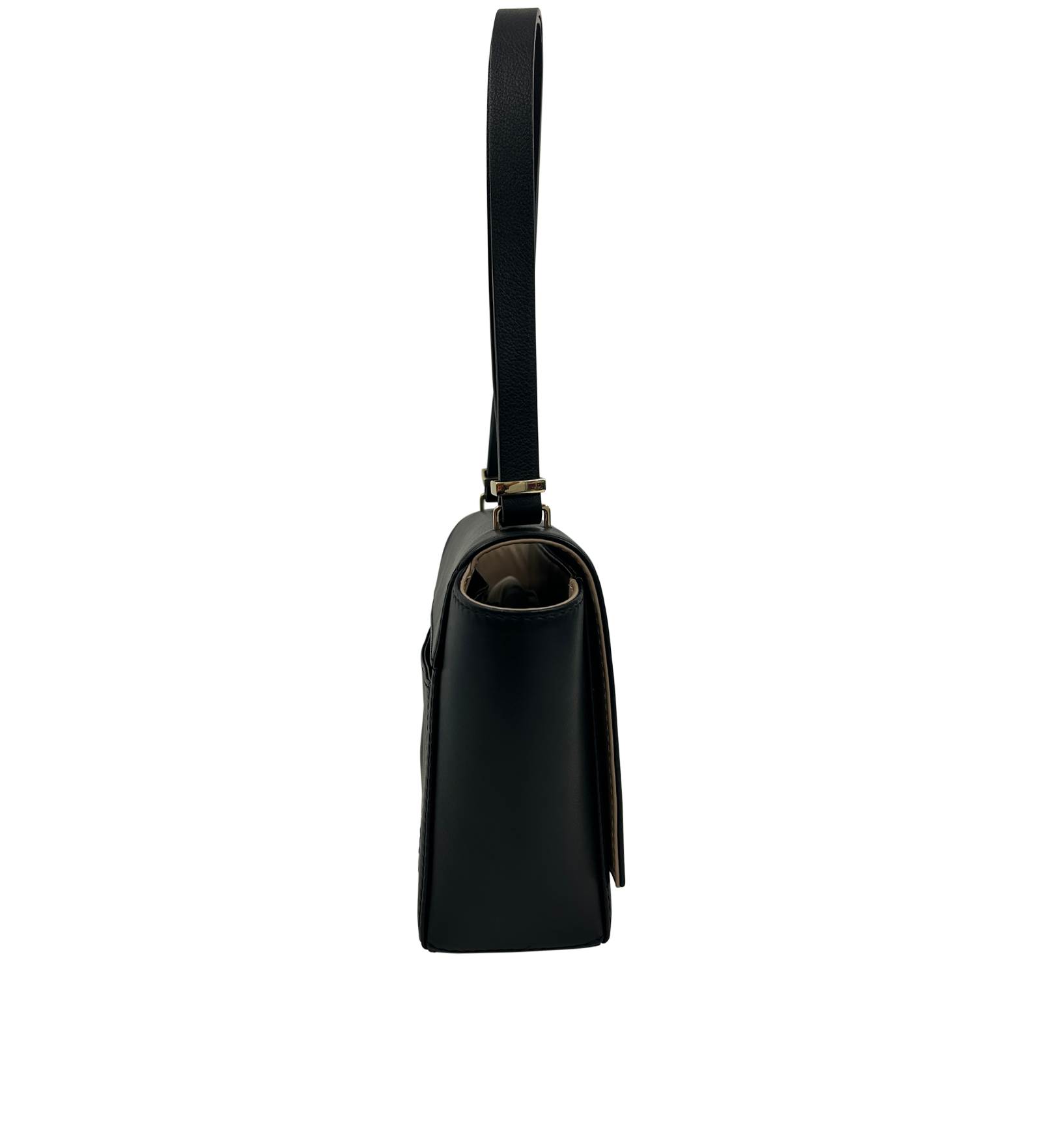 Bolso Al Hombro, 290&euro;, Bolso, Negro, Animal - Piel, Vista lateral